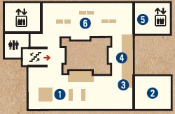 三樓為織品及家屋區, 展示各地泰雅族的織品、織造技術與工具、傳統衣飾等，展品中包含一件極珍貴的貝珠衣和日據時代的服飾，顯示當時烏來地區的民風。